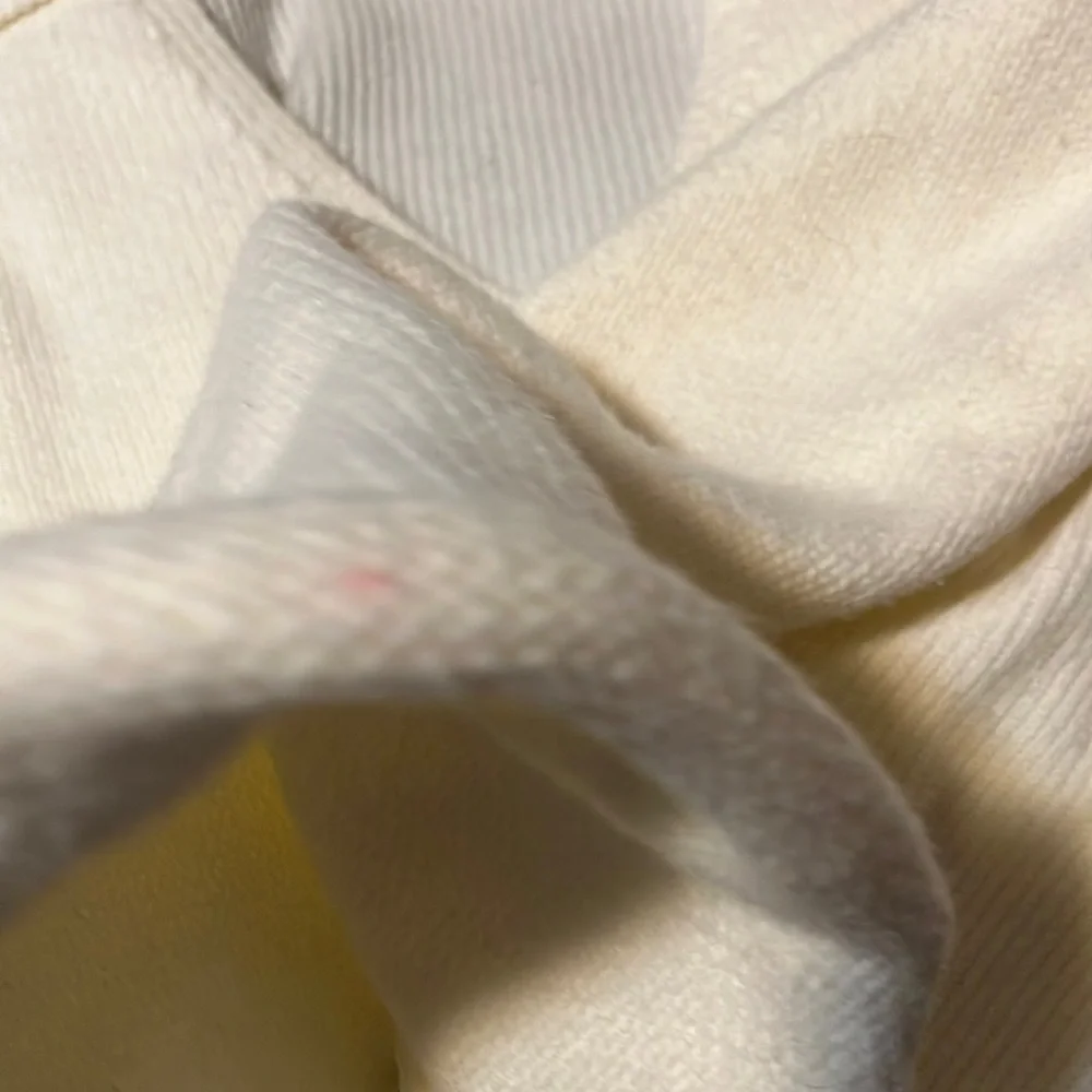 Women's Cream V-Neck Sweater - Picture 8 of 9